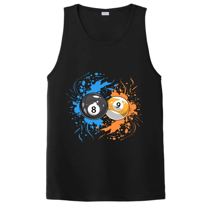 Cool Billiard Balls For 8 Ball And 9ball Player Cool Gift Performance Tank