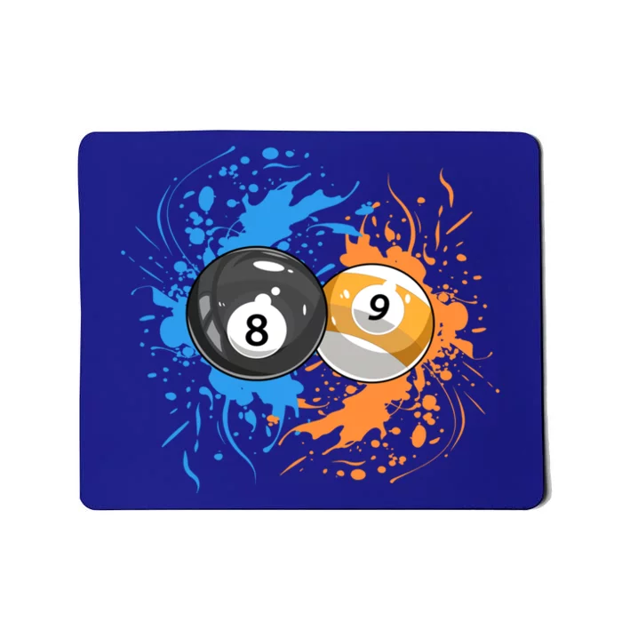 Cool Billiard Balls For 8 Ball And 9ball Player Cool Gift Mousepad