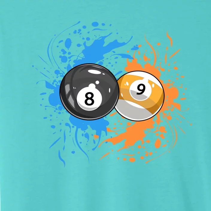 Cool Billiard Balls For 8 Ball And 9ball Player Cool Gift ChromaSoft Performance T-Shirt