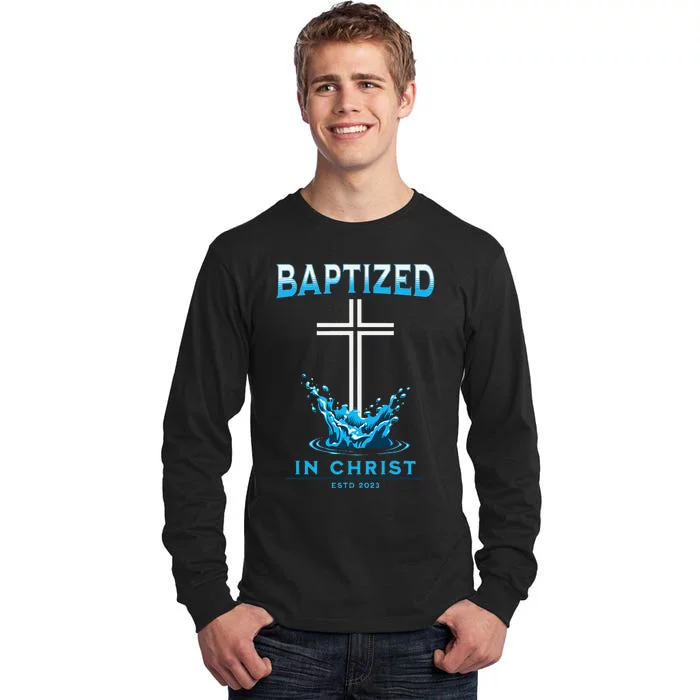 Christian Baptism Baptized In Christ Keepsake Tall Long Sleeve T-Shirt