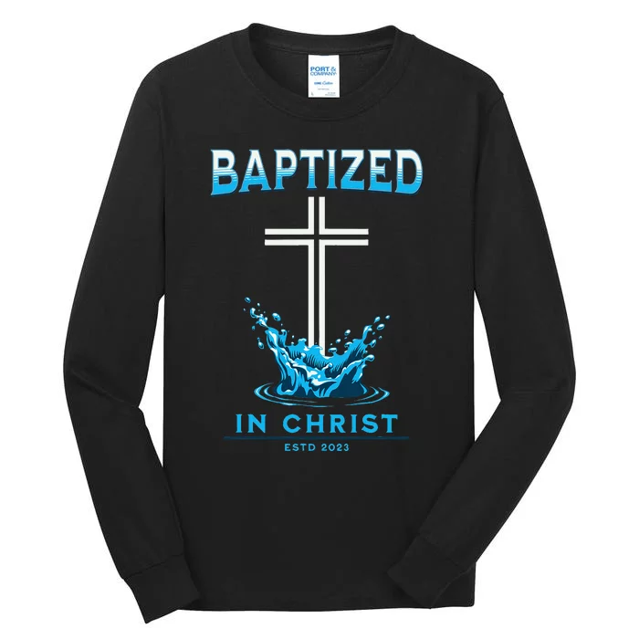 Christian Baptism Baptized In Christ Keepsake Tall Long Sleeve T-Shirt