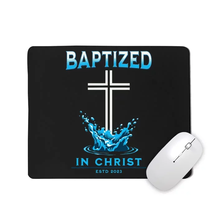 Christian Baptism Baptized In Christ Keepsake Mousepad