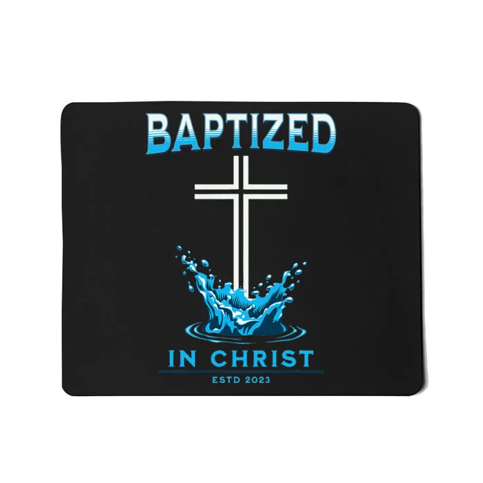 Christian Baptism Baptized In Christ Keepsake Mousepad