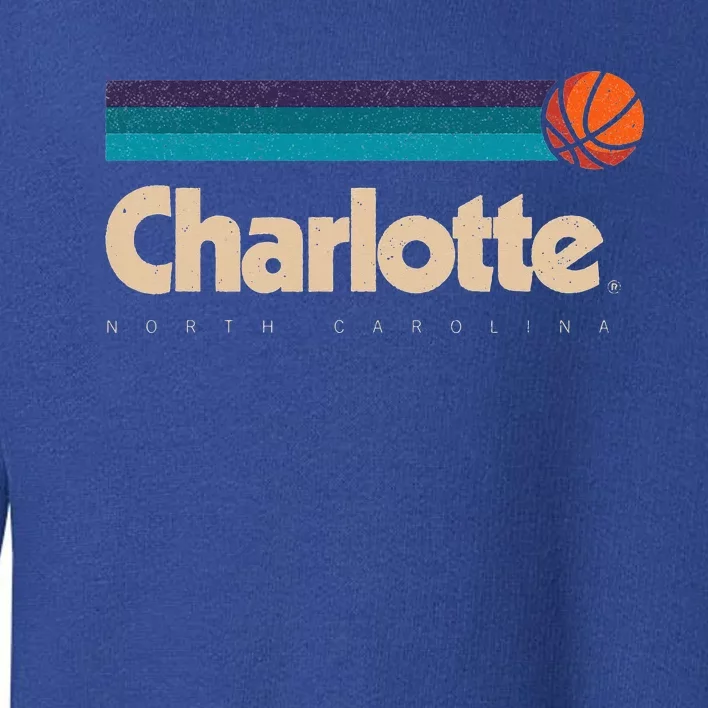 Charlotte Basketball BBall City North Carolina Charlotte Toddler Sweatshirt