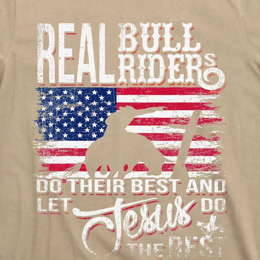 Christian BullRider Bull Riding Jesus Western Sports T-Shirt