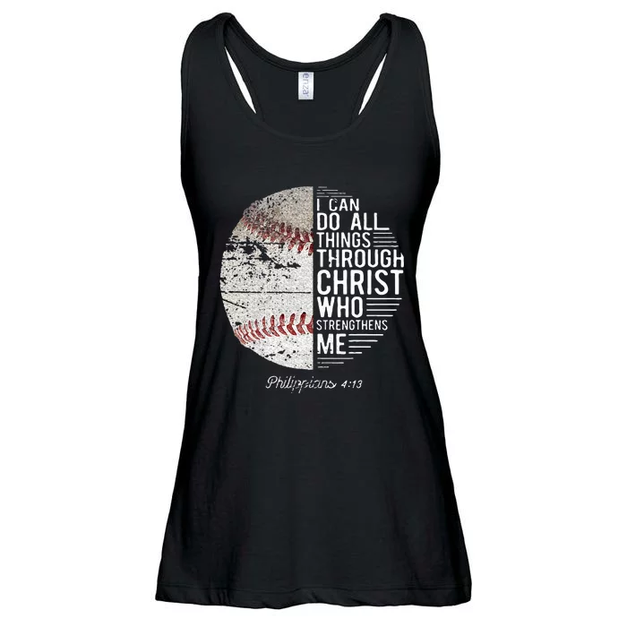 Christian Baseball Boy Philippians Religious Ladies Essential Flowy Tank