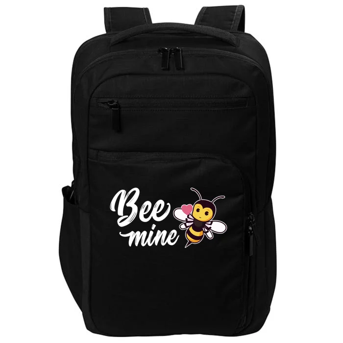 Cute Bee Beekeeper Valentines Day Be Mine Gift Impact Tech Backpack