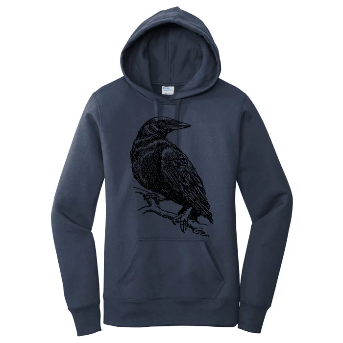 Crow Black Bird Women's Pullover Hoodie