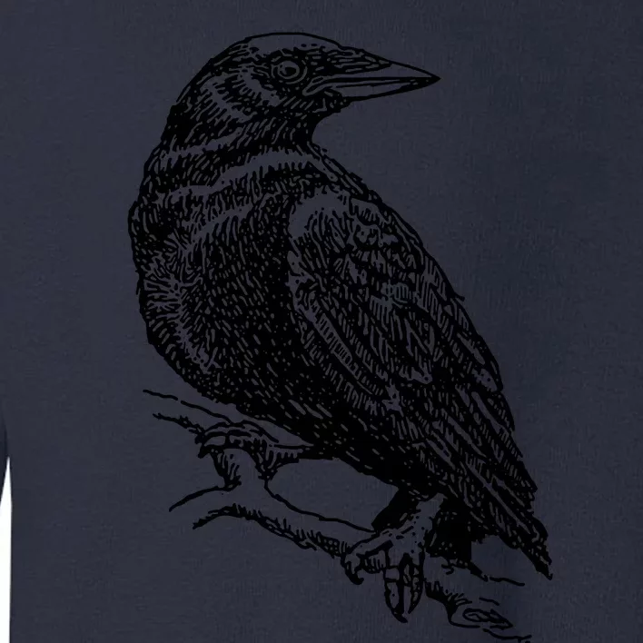 Crow Black Bird Toddler Sweatshirt