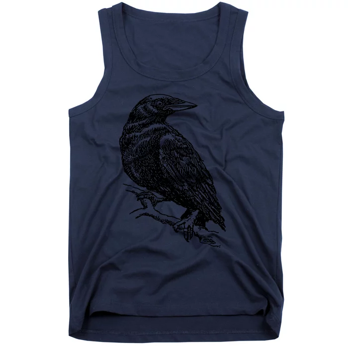 Crow Black Bird Tank Top