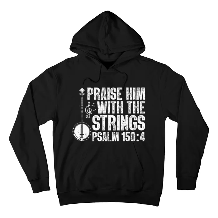 Cool Banjo Bluegrass Music Art Worship Leader Hoodie