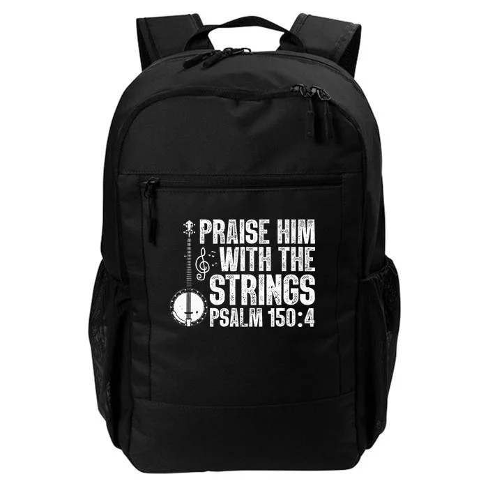 Cool Banjo Bluegrass Music Art Worship Leader Daily Commute Backpack