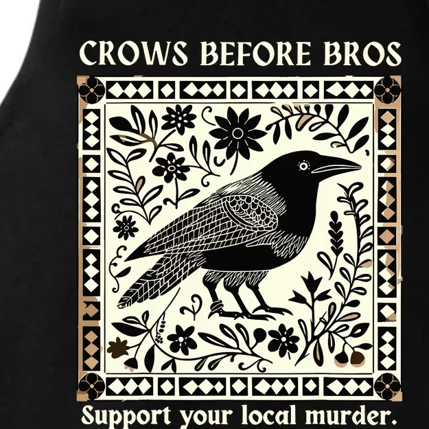 Crows Before Bros Ladies Tri-Blend Wicking Tank