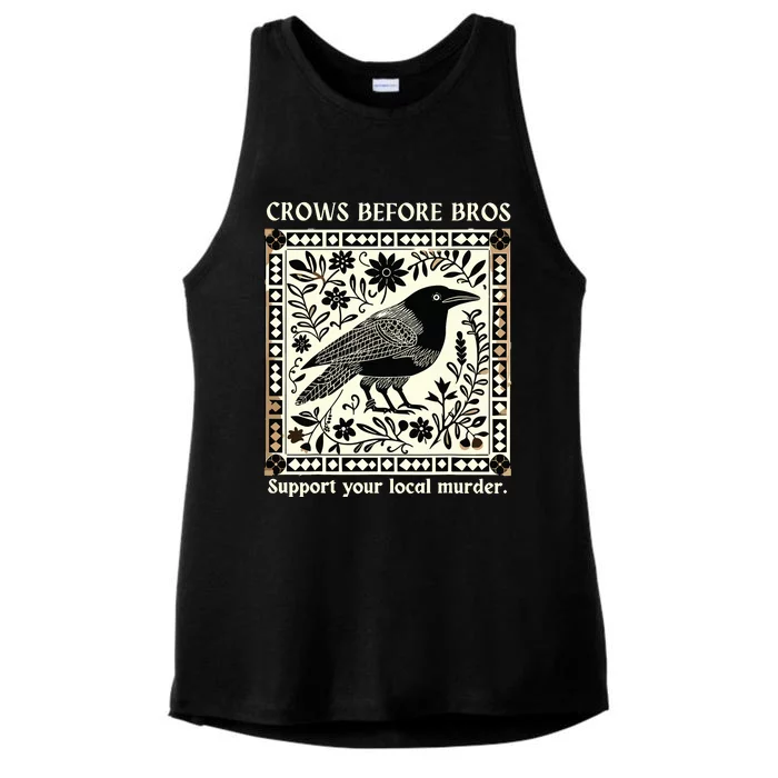 Crows Before Bros Ladies Tri-Blend Wicking Tank