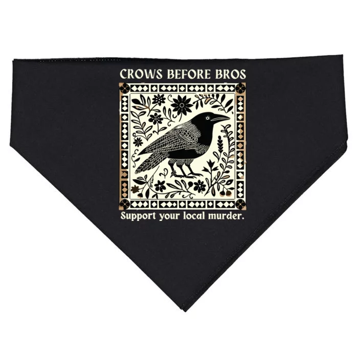 Crows Before Bros USA-Made Doggie Bandana