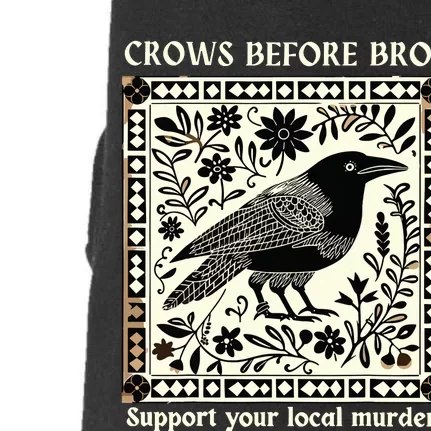 Crows Before Bros Doggie 3-End Fleece Hoodie