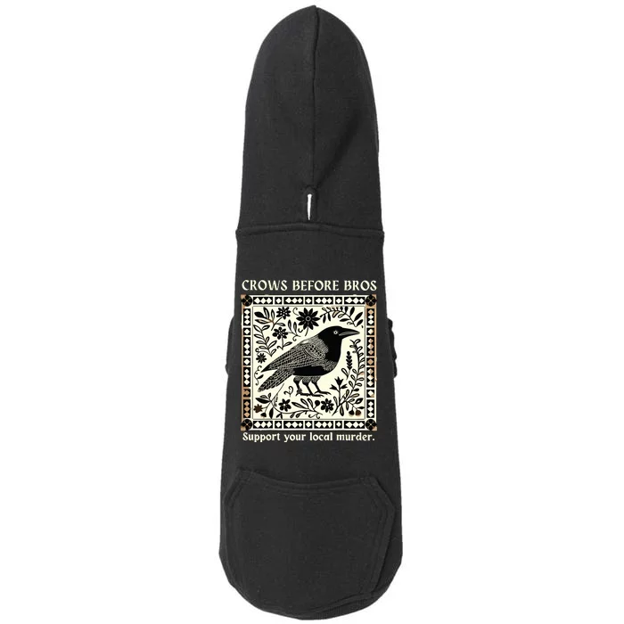 Crows Before Bros Doggie 3-End Fleece Hoodie