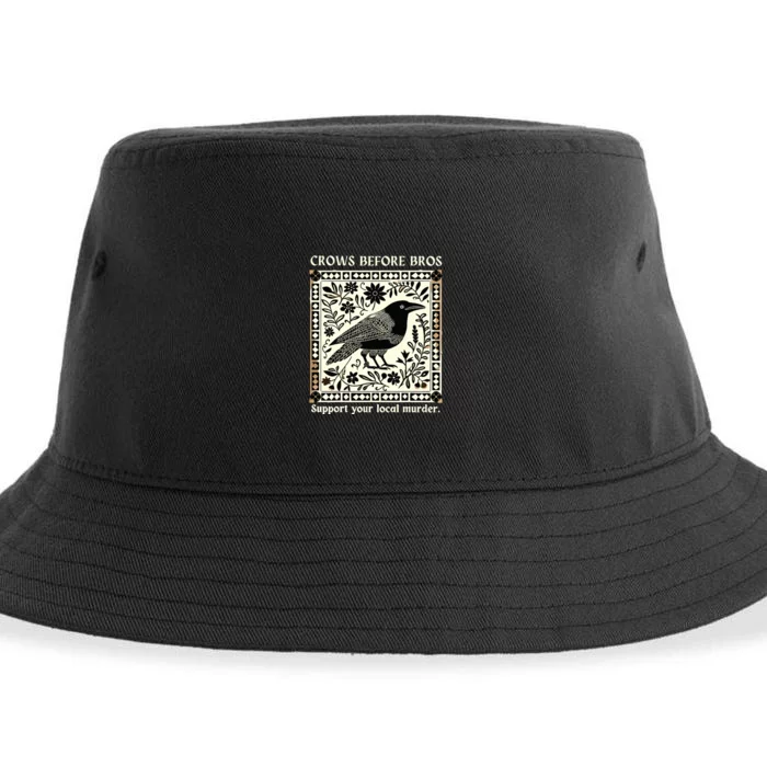 Crows Before Bros Sustainable Bucket Hat