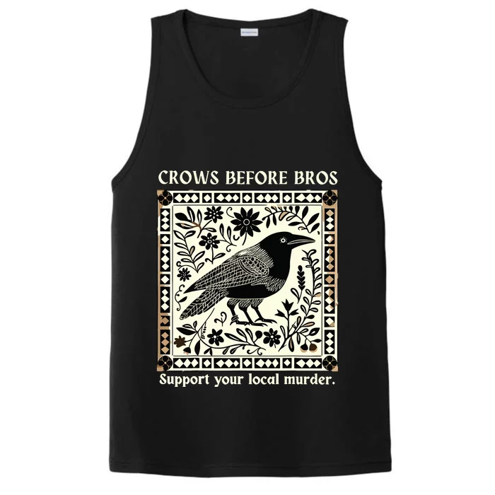 Crows Before Bros Performance Tank