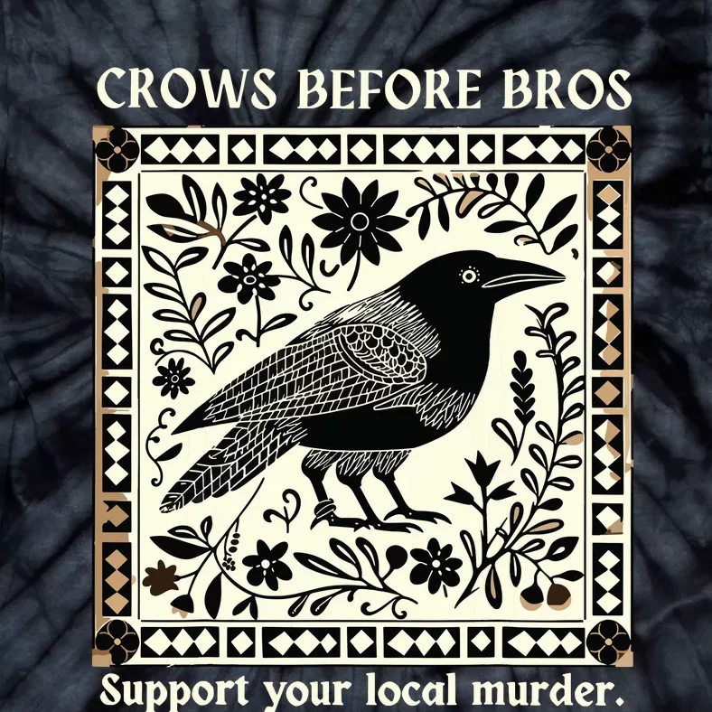 Crows Before Bros Tie-Dye T-Shirt