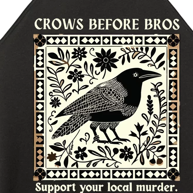 Crows Before Bros Women’s Perfect Tri Rocker Tank