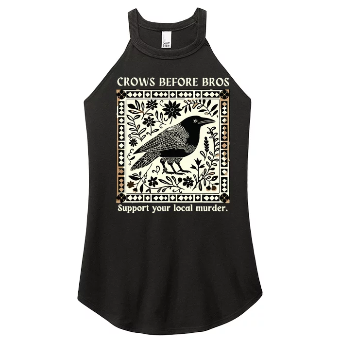 Crows Before Bros Women’s Perfect Tri Rocker Tank