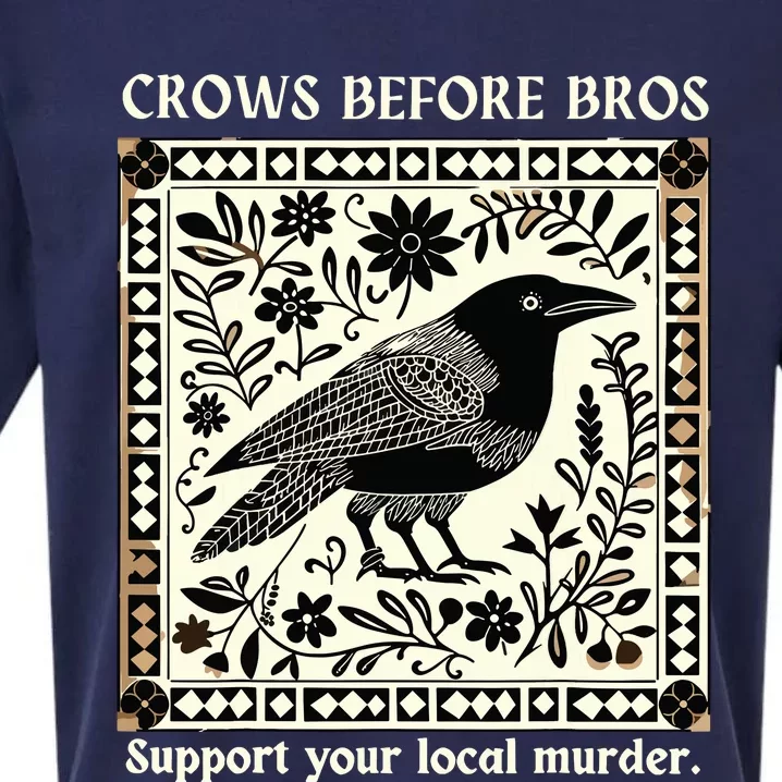 Crows Before Bros Sueded Cloud Jersey T-Shirt