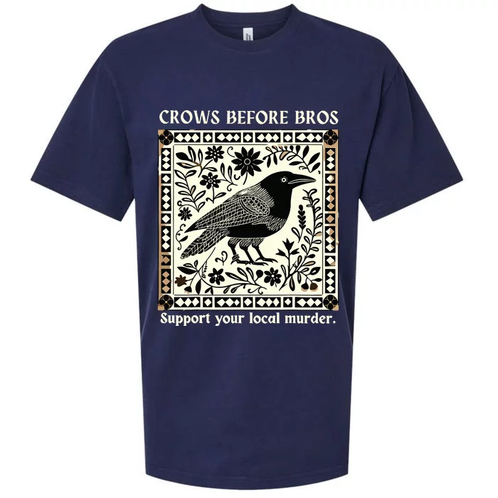 Crows Before Bros Sueded Cloud Jersey T-Shirt