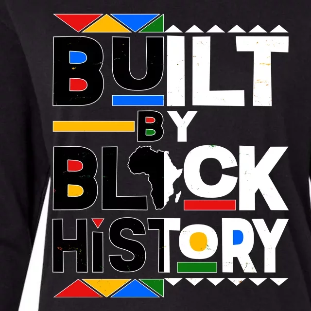 Cool Built By Black History Womens Cotton Relaxed Long Sleeve T-Shirt