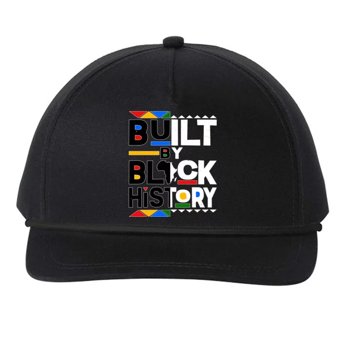 Cool Built By Black History Snapback Five-Panel Rope Hat