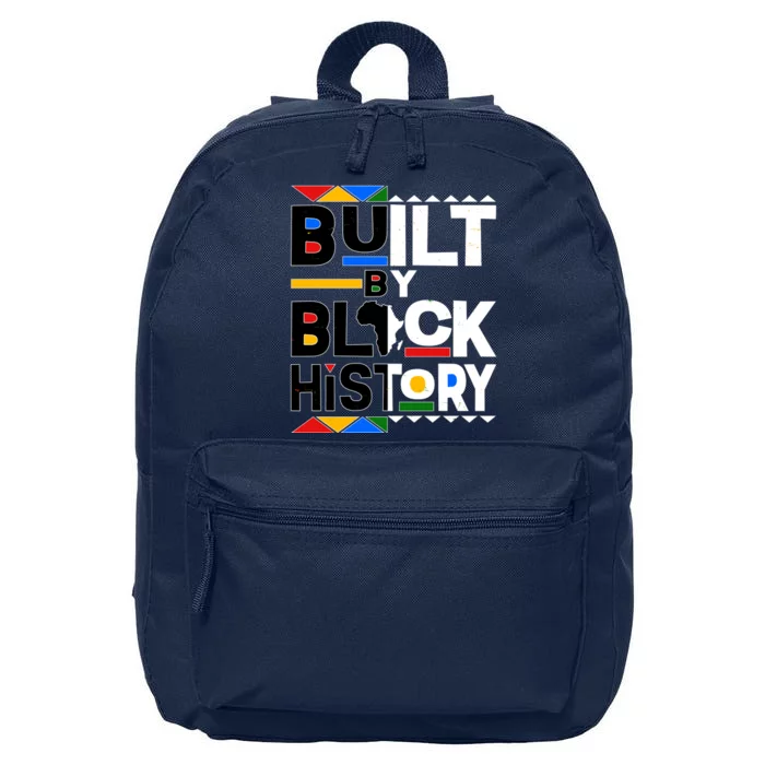 Cool Built By Black History 16 in Basic Backpack