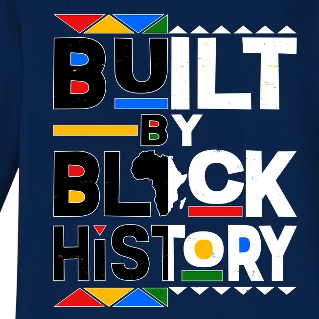 Cool Built By Black History Baby Long Sleeve Bodysuit