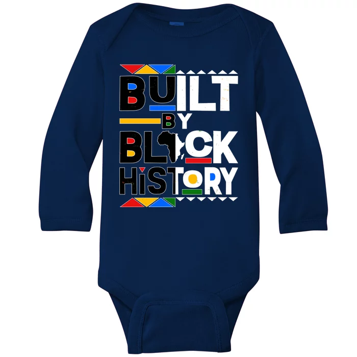 Cool Built By Black History Baby Long Sleeve Bodysuit