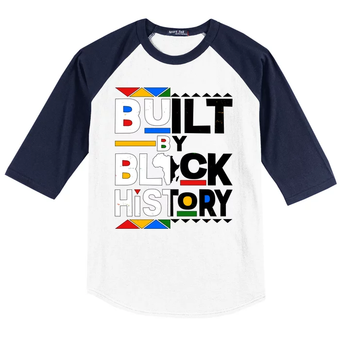 Cool Built By Black History Baseball Sleeve Shirt