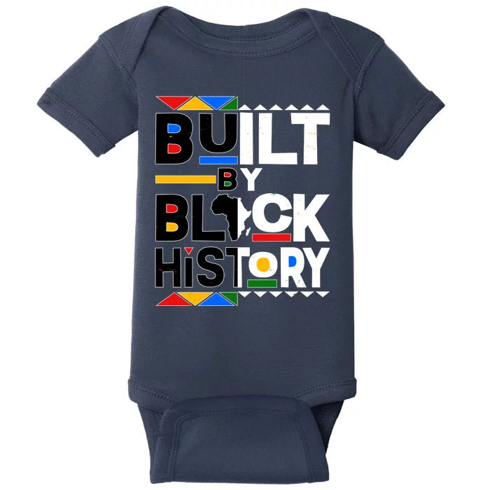 Cool Built By Black History Baby Bodysuit