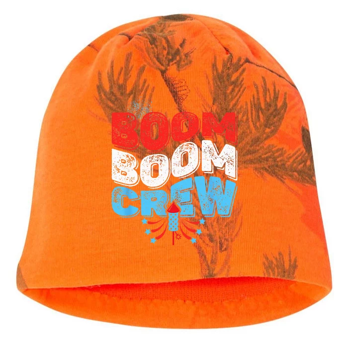 Cute Boom Boom Crew Fireworks Family Matching 4th Of July Gift Kati - Camo Knit Beanie