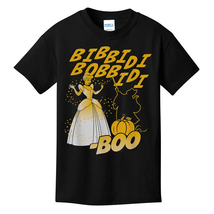 Cinderella Bibbidi Bobbidi Boo Halloween Kids T-Shirt