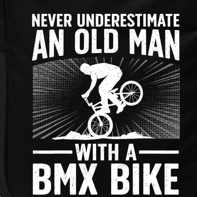 Cool Bmx Bike Design For Grandpa Bmx Bike Rider Lover Impact Tech Backpack