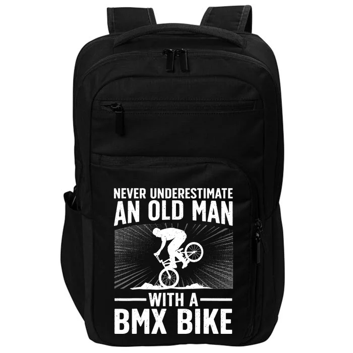 Cool Bmx Bike Design For Grandpa Bmx Bike Rider Lover Impact Tech Backpack