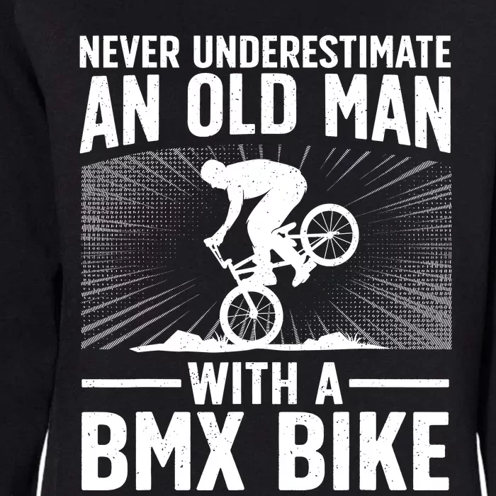 Cool Bmx Bike Design For Grandpa Bmx Bike Rider Lover Womens California Wash Sweatshirt