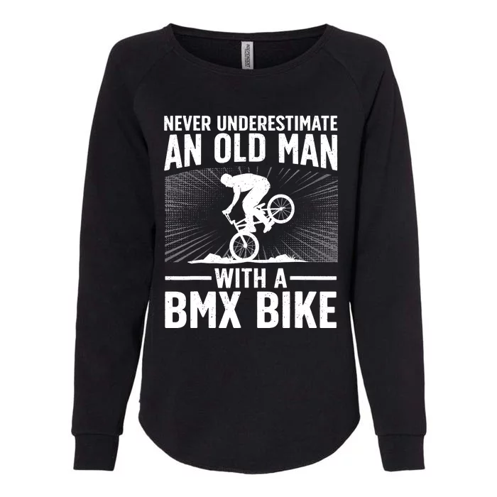 Cool Bmx Bike Design For Grandpa Bmx Bike Rider Lover Womens California Wash Sweatshirt