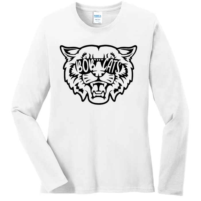 Cool Bobcat Bobcats Sunglasses Animal Lover Ladies Long Sleeve Shirt