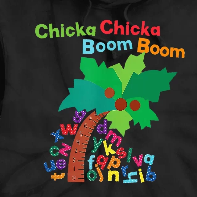 Chicka Boom Boom IM Glad To See You 1st Day Of School Tie Dye Hoodie