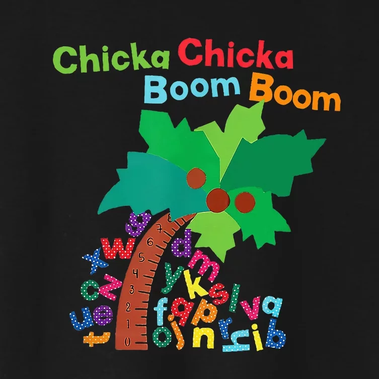 Chicka Boom Boom IM Glad To See You 1st Day Of School Women's Crop Top Tee