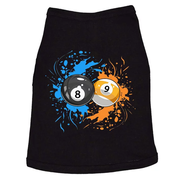 Cool Billiard Balls For 8 Ball And 9 Ball Player Doggie Tank