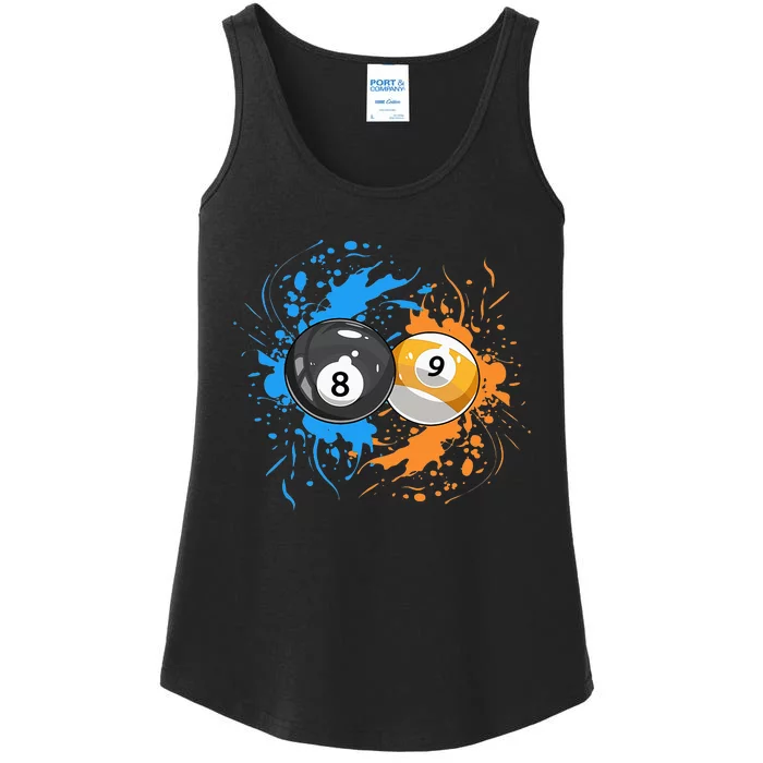 Cool Billiard Balls For 8 Ball And 9 Ball Player Ladies Essential Tank