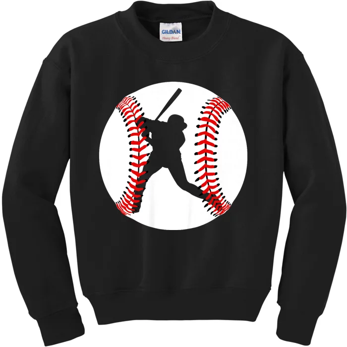 Cool Baseball Baseball Players And Fans Kids Sweatshirt