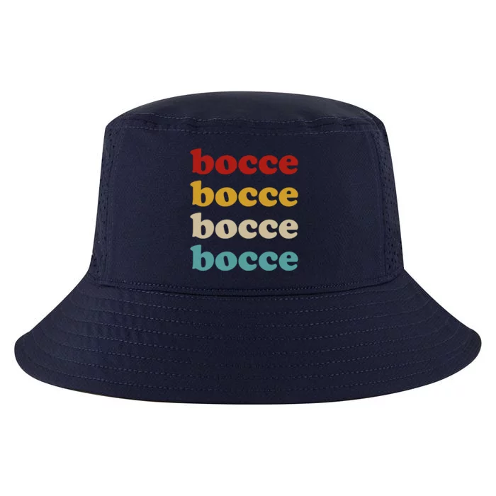 Classic Bocce Ball Themed Design Retro Bocce Gift Cool Comfort Performance Bucket Hat