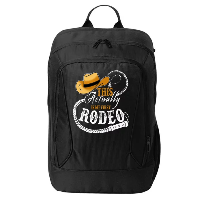 Cowboy Barn Bull Rider Rodeo First Rodeo City Backpack