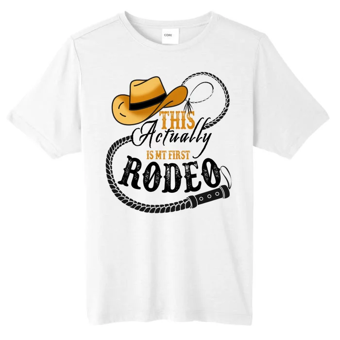 Cowboy Barn Bull Rider Rodeo First Rodeo ChromaSoft Performance T-Shirt